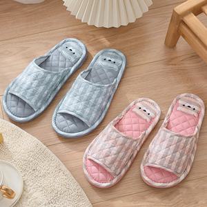 귀여운 퀼팅 디자인 실내화 퀼트 슬리퍼 4color