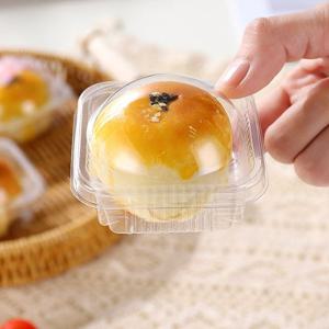 투명 돔타입 원형 화과자 월병 떡 포장 용기 PET 케이스 10개 세트