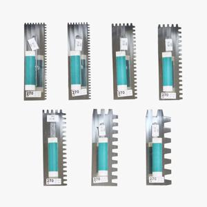 타일압착고대 갈갈이 흙손 바닥 벽 본드고데 톱니 270 2호~9호