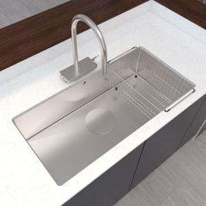 EU 900 프리미엄 엠보 코팅 사각싱크볼