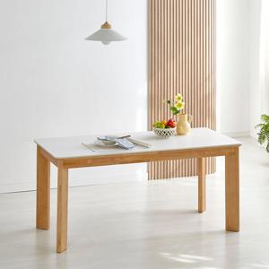 클로드 와이드 4인 세라믹테이블 1650 화이트상판 NEW