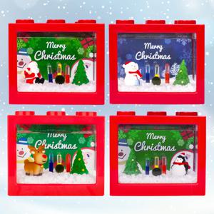 크리스마스 마리모 키우기 세트 루돌프 산타 선물 어항