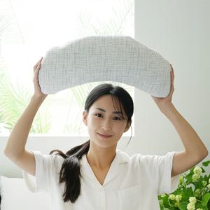 반달 숙면베개 (분쇄라텍스)