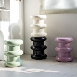 [1+1] 마일로 스툴 3단 플라스틱 미드센추리 인테리어 마카롱 디자인 오브제 카페 의자