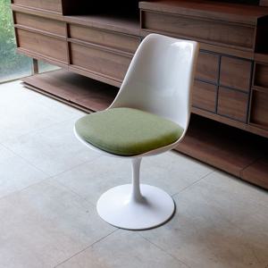 라튤립 플라스틱 패브릭 스틸 체어