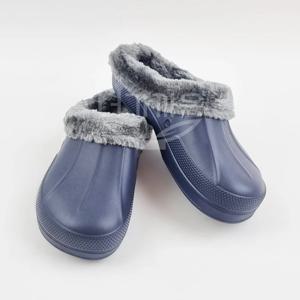 보보 EVA 방한슬리퍼 겨울 털 슬리퍼 외출화 네이비 230mm부터 남녀공용