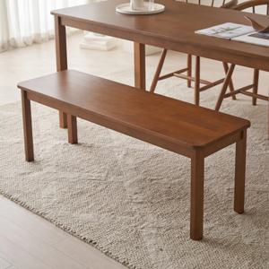 ON 리에티 천연원목100% 벤치 1230 월넛