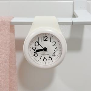 욕실 시계 무소음 화장실 물에 강한 시계 10cm