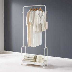 [리퍼] 이동식 수납 트롤리 행거 1단 2colors