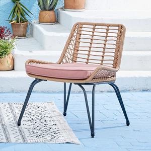 [리퍼] 바닐라 라탄체어 1인야외의자 카페 수영장 펜션 호텔 라운지 소파 리조트