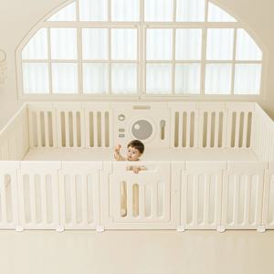 튼튼 밀림방지 베이비룸 자이언트 + 먼지제로 투톤 한판 매트 290X180