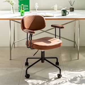 [리퍼] 임스 레트로 체어 팔걸이의자 바퀴 오피스 컴퓨터 사무실 의자 책상 가죽