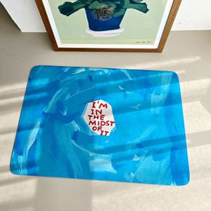 내면의 바다 빨아쓰는 소프트 규조토 발매트