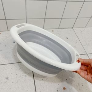 접이식 폴딩 빨래판 겸용 미니 세숫대야 세수대야