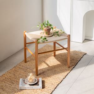 [리퍼] 와이 스툴 실방석 Y체어 위시본 우드 스툴 카페 업소 인테리어 의자