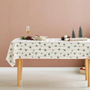 홀리데이 탄탄한 생활방수 테이블보 120x220