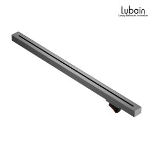 루바인 씬 트렌치 유가 (사이드배수 32x600) TLDS603201BH 블랙 헤어라인