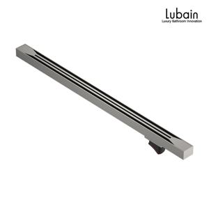 루바인 씬 트렌치 유가 (사이드배수 32x600) TLDS603203SH 실버 헤어라인