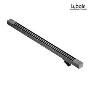 루바인 씬 트렌치 유가 (사이드배수 32x600) TLDS603204BH 블랙 헤어라인