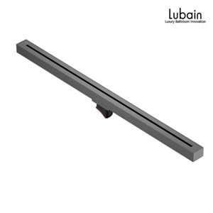 루바인 씬 트렌치 유가 (센터배수 32x600) TLDC603201BH 블랙 헤어라인