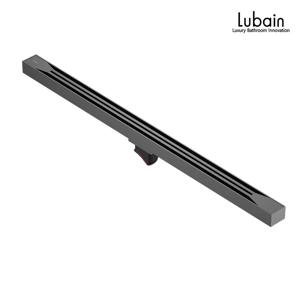 루바인 씬 트렌치 유가 (센터배수 32x600) TLDC603203BH 블랙 헤어라인