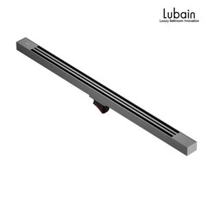 루바인 씬 트렌치 유가 (센터배수 32x600) TLDC603204BH 블랙 헤어라인