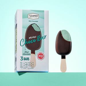 상하목장 미니 초코바 민트초코 55ml*3입