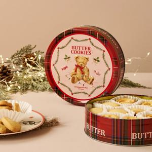 크리스마스베어 버터쿠키 레드 340g