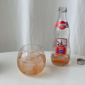 동글이 아이스아메리카노잔 홈카페 유리컵 395ml