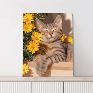 DIY 명화그리기 햇살 속 고양이 40x50cm