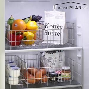 1+1 올304스테인리스 냉장고 보관정리 바스켓 팬트리 트레이 3종