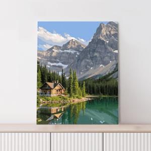 DIY 명화그리기 호수 위의 집 40x50cm