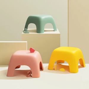 라운드 미끄럼 방지 욕실 의자 발 받침대 (높은타입) 6colors