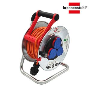 독일 가렌트 캠핑 릴선 여행 연장 콘센트 접지 코드릴 3구 20M BRG220