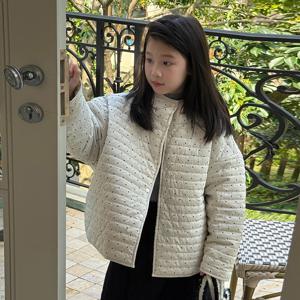 도트 퀼팅 경량 패딩 점퍼 R15524