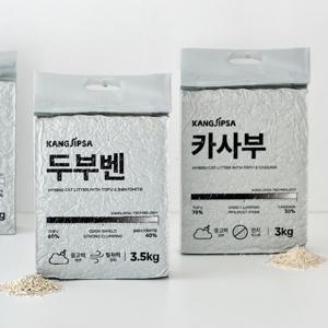 하이브리드 두부 벤토 카사바 먼지없는 고양이 모래 두부벤 14kg 카사부 12kg