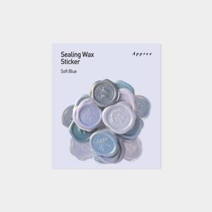 실링왁스 스티커 소프트 블루