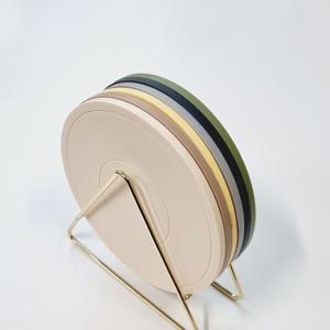 [리퍼] 베이직 원형 실리콘 냄비 받침 6.5T 받침대 6color