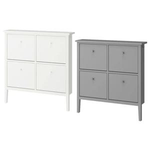 GULLABERG 굴라베리 4칸 신발장 105x22x107cm/슬림신발장/현관신발장