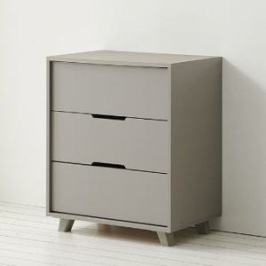 모던사각 핸드리스 탈착가능 다리 3단서랍장(600 4컬러)