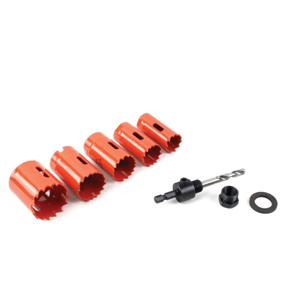 목재 비트 홀쏘 5종 22~38mm 목공용 홀커터 보링 드릴비트 공구