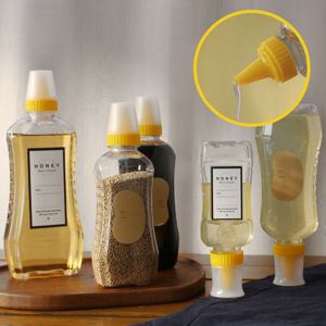 꿀병 페트 300g, 500g, 600g, 900g 꿀 소분 튜브 박스단위 대량 도매