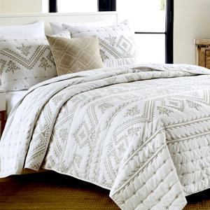 순면 누빔 퀼트 양면 스프레드 이불 세트 이스턴킹 침구 프렌치자수