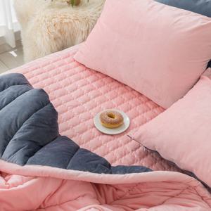 3mm극세사 카페트 침구 논슬립 밴딩 누빔 침대패드