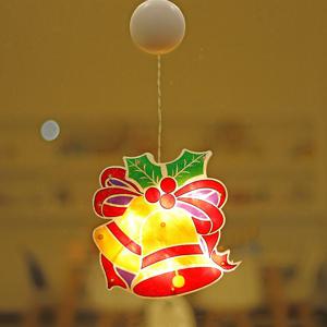 캐릭터 크리스마스 LED 조명 유리 부착식 무드등 징글벨