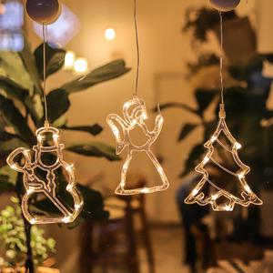 크리스마스 LED 오너먼트 무드등 창문 조명 3종세트 1번 화이트펜증정