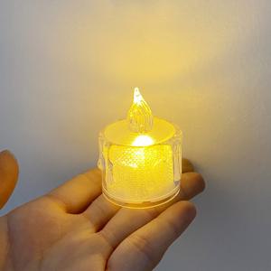 진짜같은 미니 LED 티라이트 촛불 꼬마 멜팅 캔들