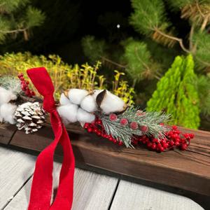 크리스마스 목화솜 갈란드