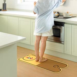 카카오프렌즈 춘식이 빨아쓰는 규조토 발매트 롱 주방 욕실 싱크대 부엌 고양이