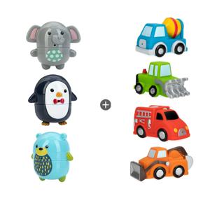 3+4 아기목욕장난감 2종세트 목욕물총(3P)+자동차 물놀이 장난감